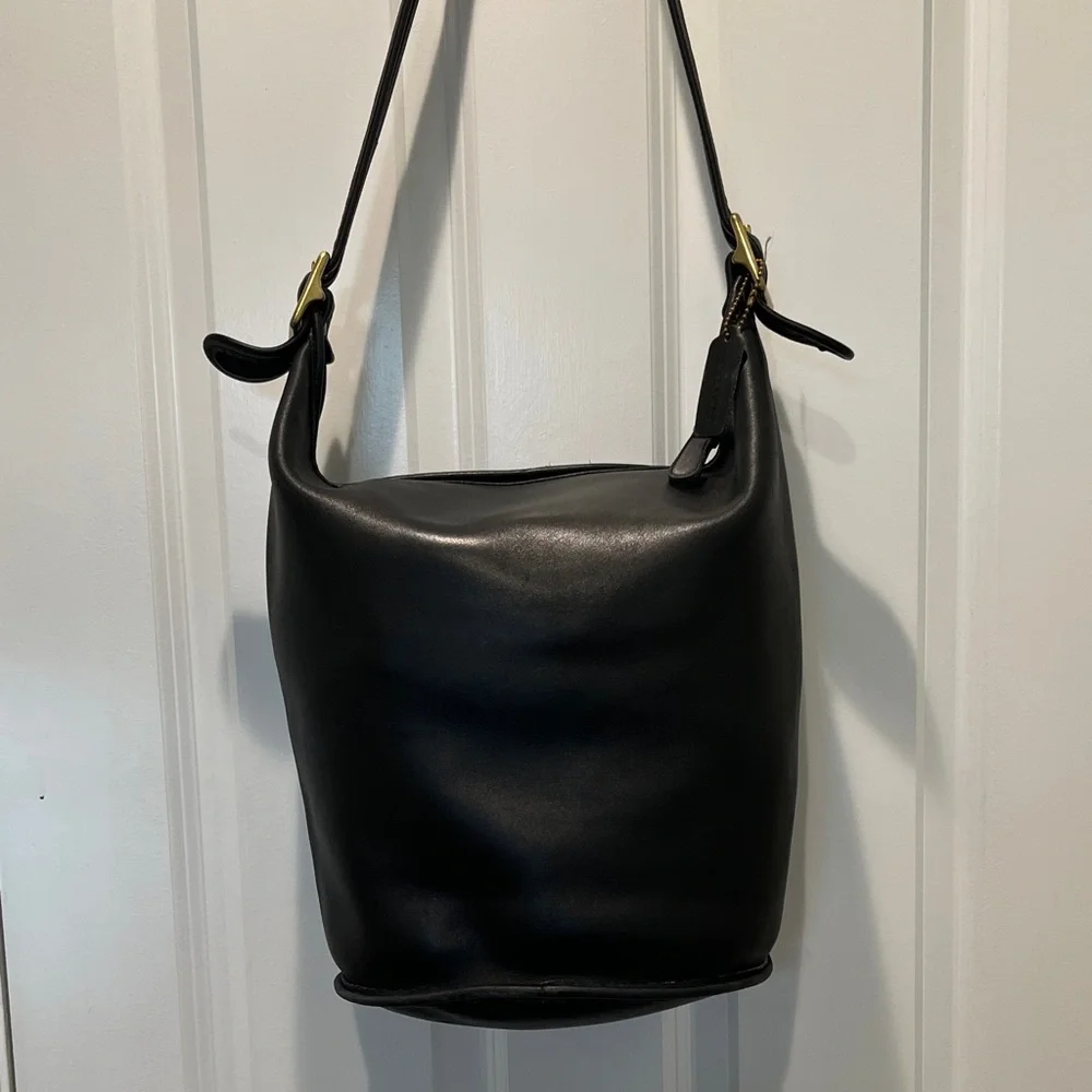 Vintage Coach bucket bag large - Picture 1 of 6